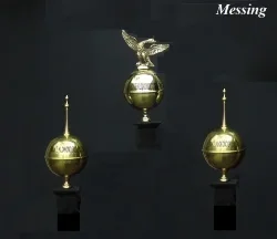 = 3 Kloktollen = messing =29820