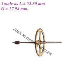Centrumrad = Franse pendule / regulateur =43785
