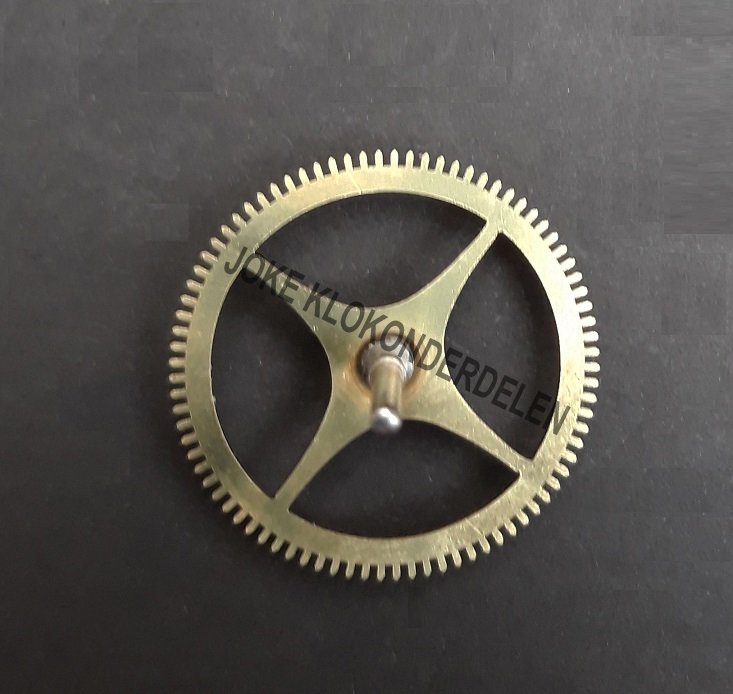 Centrumrad = Franse pendule / regulateur =43785 - Afbeelding 2