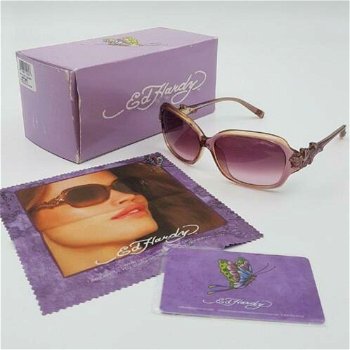 Zonnebril Ed Hardy Rose with Thorns Champagne Lavender 57-15 - 0