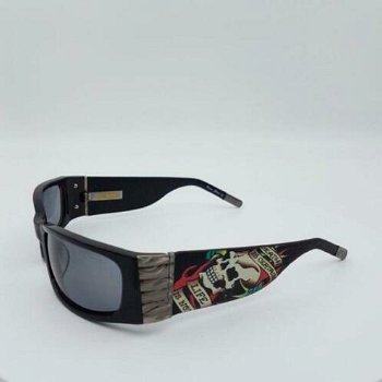 Zonnebril Ed Hardy EHS-015 58-18-120 Black - Death is Certa - 3