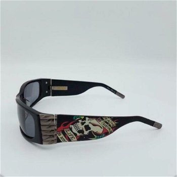 Zonnebril Ed Hardy EHS-015 58-18-120 Black - Death is Certa - 4