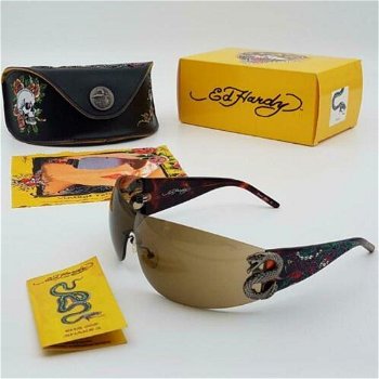 Zonnebril Ed Hardy EHS-005 Tortoise 120 - Snake 2 - 0