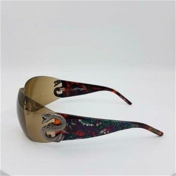 Zonnebril Ed Hardy EHS-005 Tortoise 120 - Snake 2 - 4