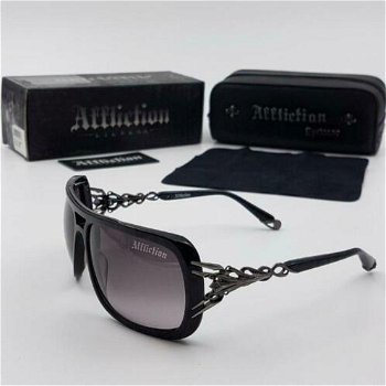 Zonnebril Affliction Knox 63-13-130 Black Silver - 0