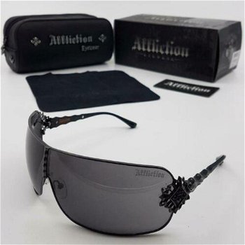 Zonnebril Affliction Boomer 140-115 Black Pewter - 0