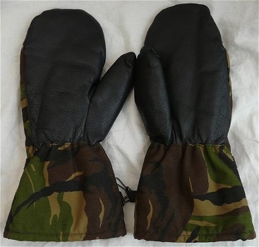 Handschoenen, Gevechts, Winter, Gevoerd, Woodland Camouflage, KL, maat: 8, 1991.(Nr.1) - 3