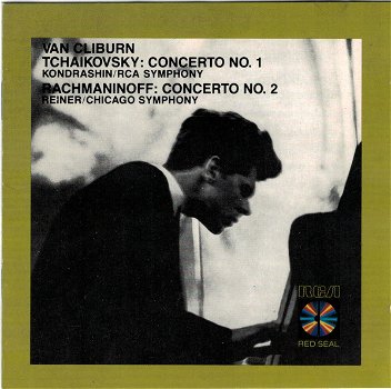 Van Cliburn, ‎– Tchaikovsky Piano Concerto No. 1 Rachmaninoff Piano Concerto No.2 (CD) Nieuw - 0