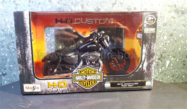 Harley Davidson Sportster Iron 883 2014 1:12 Maisto - 3