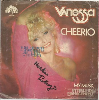 Vanessa ‎– Cheerio (1982) - 0