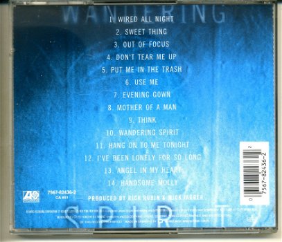 Mick Jagger Wandering Spirit 14 nrs cd 1990 ALS NIEUW - 1