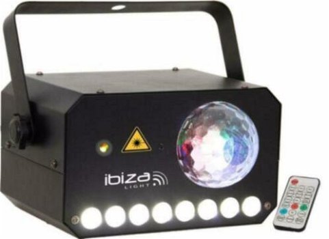 IBIZA COMBI-LAS 3 in-1 Combi LED lichteffect met laser - 1