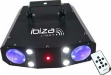 IBIZA COMBO-3IN1 Laser, Moonflower, Strobe, lichteffect