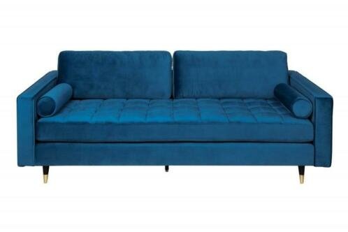 Sofa Allure 225cm aquablauw fluweel - 5