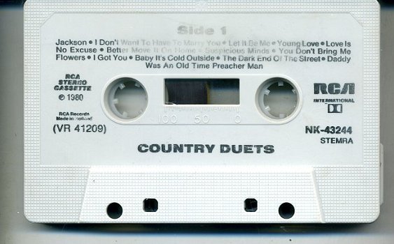 Country Duets 24 nummers cassette 1980 ZGAN - 4