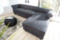 Hoekbank Chesterfield grijs vintage OT rechts - 1 - Thumbnail