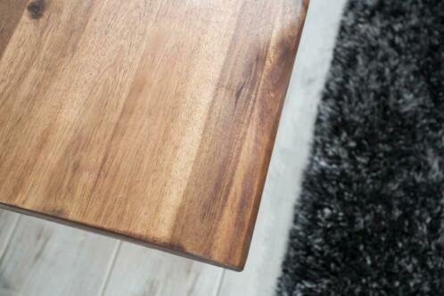 Bank Phoenix 160cm Acacia-hout antraciet - 3