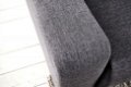 Hoekbank Barber 255cm grijs structuur - 4 - Thumbnail