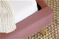 Bed Philadelphia 140x200cm roze en goud - 3 - Thumbnail