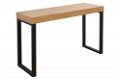 Laptop-Bureau Eiken 120cm zwart Oak-hout - 4 - Thumbnail