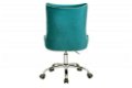 Bureaustoel Victorian armleuning turquoise - 3 - Thumbnail