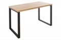 Bureau Oak-hout Bureau 120 cm zwart Oak-hout - 4 - Thumbnail