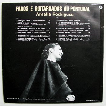 Amalia Rodrigues Fados E Guitarradas Au Portugal 12 nrs lp - 4