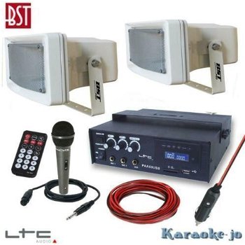Professioneel 12V of 220Volt omroep geluid systeem (3640) - 0