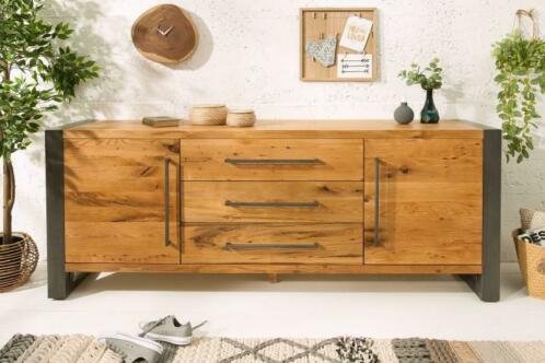 Dressoir Helsinki 200 cm Wild Oak-hout - 1