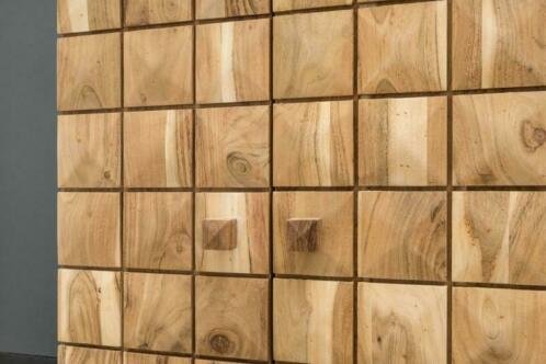 Barkast Mozambique 130cm Acacia-hout - 3