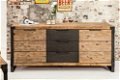 Dressoir Detroit 180cm Acacia, Teak-hout grijs - 1 - Thumbnail