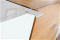 Dressoir Buenos Aires 160cm wit glas Oak-hout - 3 - Thumbnail