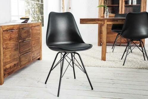 Stoel Reykjavik vintage stoel zwart zwart - 0