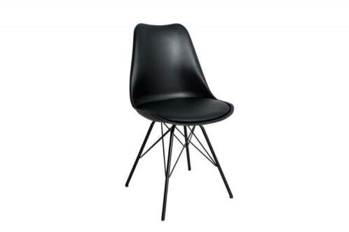 Stoel Reykjavik vintage stoel zwart zwart - 1