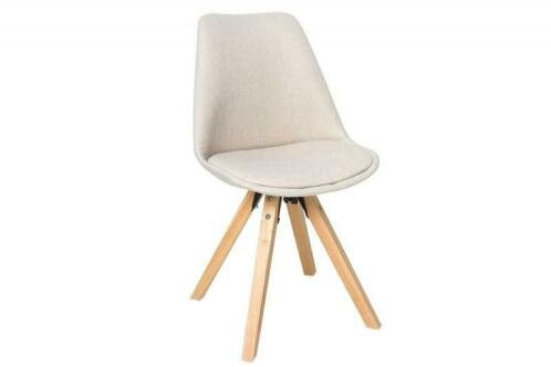 Stoel Gothenburg structuur beige - 1