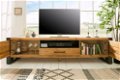 TV-Meubel laag Helsinki 200 cm Wild Oak-hout - 1 - Thumbnail