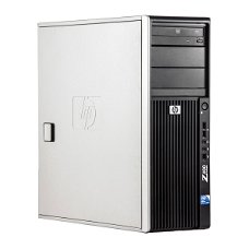 HP Z400 Workstation W3520 2.66GHz 8GB DDR3, 128GB SSD + 1TB HDD/DVDRW Quadro 2000 Win 10 Pro