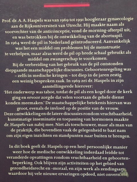 Haspels - Zijn visie en ervaringen rond vruchtbaarheid en geboortenbeperking - Afbeelding 2