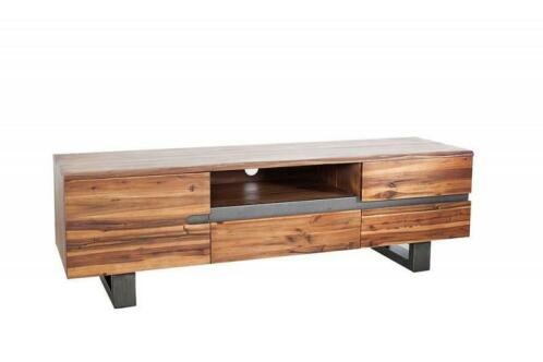 TV-Meubel Phoenix 160cm Acacia-hout - 5