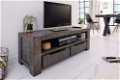 TV-Meubel Nairobi 130cm grijs Mango-hout - 0 - Thumbnail