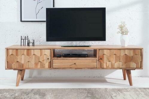 TV-Meubel Lampang 140cm Acacia-hout - 1