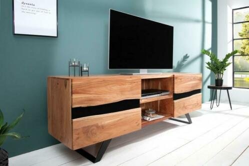 TV-Meubel Jungle 160cm Acacia-hout - 0