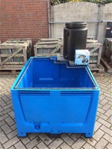  Quarantaineopstelling compleet, 600L bak blauw