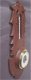 Jugendstil baro-/kwikthermometer, 1910, snijw,hout,gst,47 cm - 4 - Thumbnail