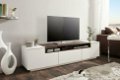 TV-Meubel laag San Diego 180cm wit Walnut-hout (SHOWMODEL) - 0 - Thumbnail