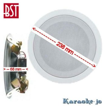 Muziek systeem met 6 x 30 Watt Plafond-speakers (KJW6X) - 2