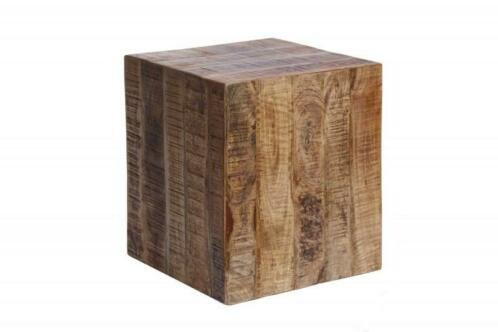 Bijzet Tafel Blocks 40cm natuurlijke Mango-houtbroodjes - 5