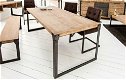 Tafel Industrial Acacia-hout 160cm Teak-hout grijs - 1 - Thumbnail