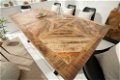 Eettafel Seattle 160cm natuurlijke Mango-hout - 2 - Thumbnail