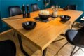 Eettafel San Diego 160cm Oak-hout - 1 - Thumbnail